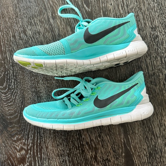 Nike Free 5.0 Cloth Mesh Running Athletic Shoe Size 6.5 - Picture 4 of 5